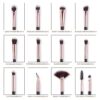 ANMOR EYE BRUSH SET (BLACK AND GOLD)