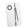 Rectangular Stainless Steel Palette With Spatula