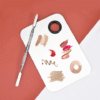 Rectangular Stainless Steel Palette With Spatula
