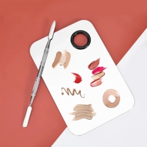 Rectangular Stainless Steel Palette With Spatula
