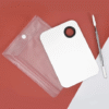 Rectangular Stainless Steel Palette With Spatula
