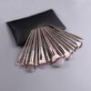 Anmor 16 Pcs Brush Set Greyish Brown With Pouch