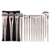 Anmor 16 Pcs Brush Set Greyish Brown With Pouch