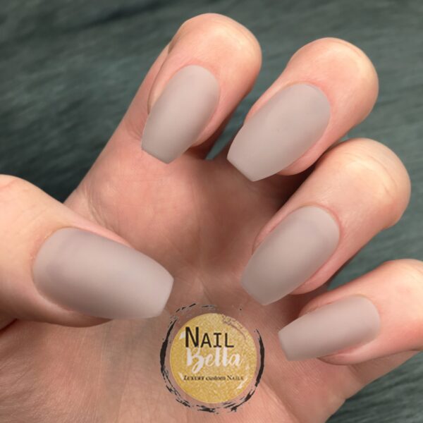 Grey Beige Nails + Mini Nail Kit