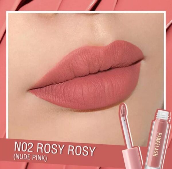 Pink Flash Liquid Matte Lipstick - N02 ROSY ROSY