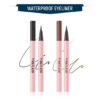 Pink Flash Waterproof Easy Eyeliner - Black