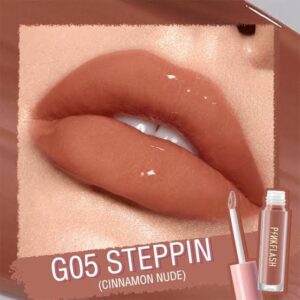 Pink Flash Moist Lip Gloss - G05 Steppin (Cinnamon Nude)