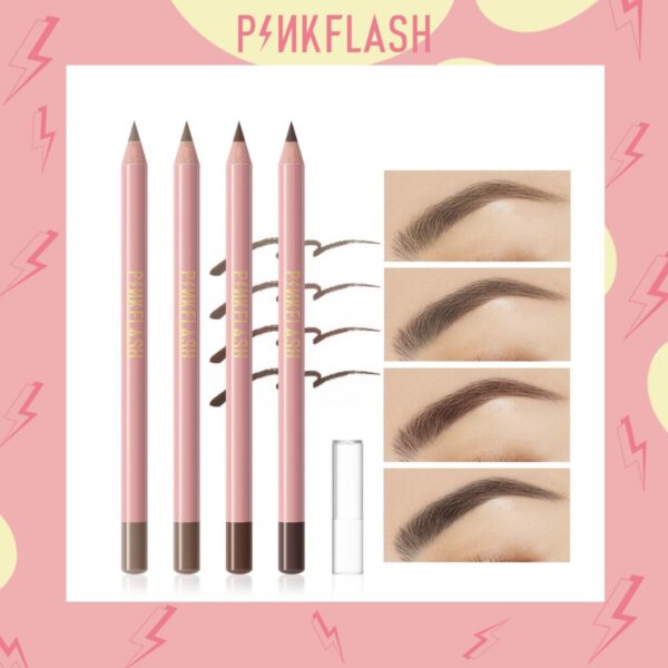 Pink Flash Waterproof Eyebrow Pencil - #04 Dark Gray Brown