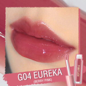 Pink Flash Moist Lip Gloss - G04 Eureka (Berry Pink)