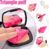 Triangle Makeup Puff - Light Pink