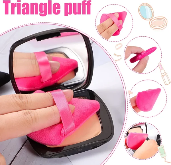 Triangle Makeup Puff - Light Pink
