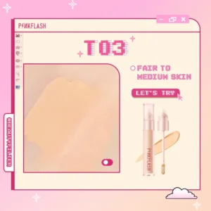 PINKFLASH Flawless Burden-free Liquid Concealer - T03