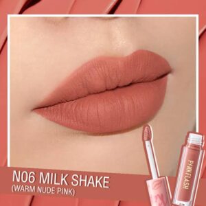 Pink Flash Liquid Matte Lipstick - N06 Milk Shake