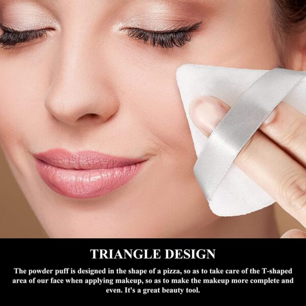 Triangle Makeup Puff - White