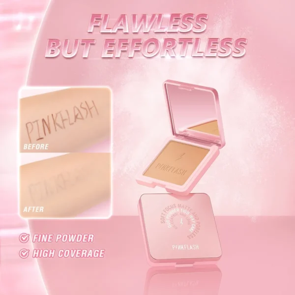 PINKFLASH Flawless Two Way Cake Powder - NE01 Pink Fair