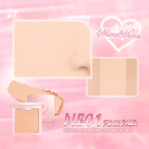 PINKFLASH Flawless Two Way Cake Powder - NE01 Pink Fair