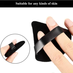 Triangle Makeup Puff - Black