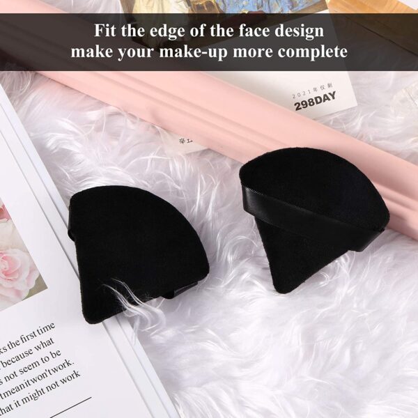 Triangle Makeup Puff - Black