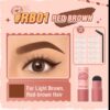 RB01 PINKFLASH - Eyebrow Stamp (with stencils and spoolie) - RB01