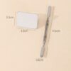 Small ring mixing palette and spatula