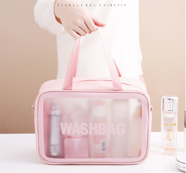 Cosmetic Skincare Washbag Large Pink