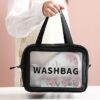 Cosmetic Skincare Washbag Large Black