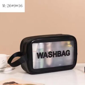 Cosmetic Skincare Washbag Black