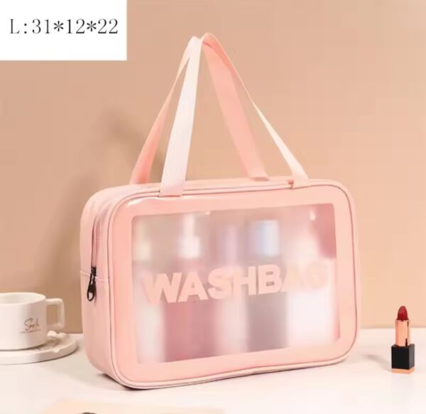 Cosmetic Skincare Washbag Large Pink