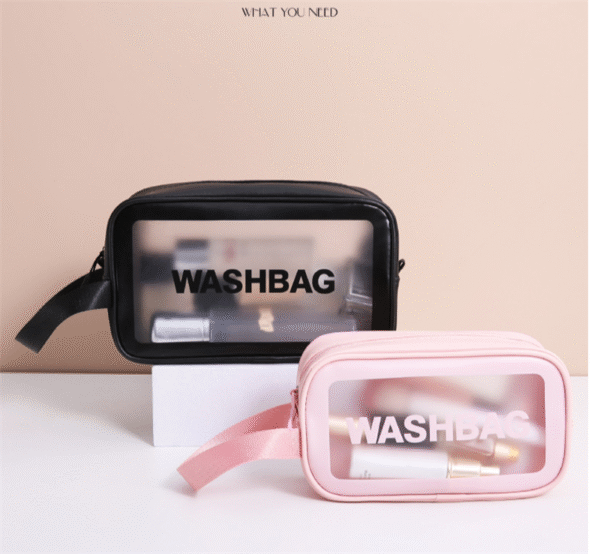 Cosmetic Skincare Washbag Black