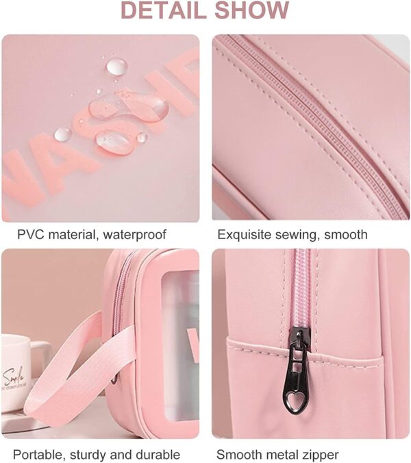 Cosmetic Skincare Washbag Pink