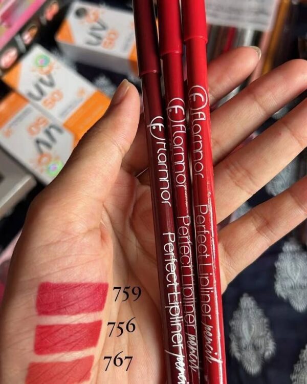 6 Flormar Perfect Lipliner 12 pc Pencil Set