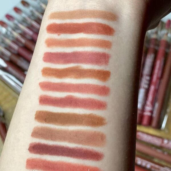 Flormar 12 pcs Matte Color Lip Pencil Set