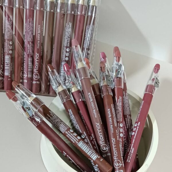 Flormar 12 pcs Matte Color Lip Pencil Set