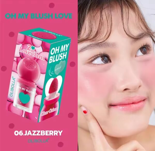 Olibolla Oh my blush pearlescent liquid blush - Jazzberry