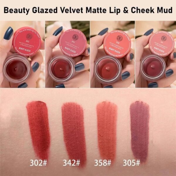 Beauty-Glazed-Velvet-Super-Matte-Lip-Cheek-Mud-305_1 Lip & CHEEK MUD SHADE 305