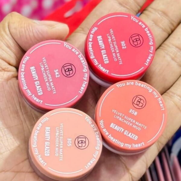 Beauty-Glazed-Velvet-Super-Matte-Lip-Cheek-Mud-305_2 Lip & CHEEK MUD SHADE 305