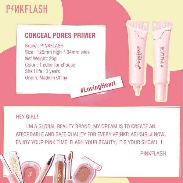 Pinkflash Poreless Brightening Primer