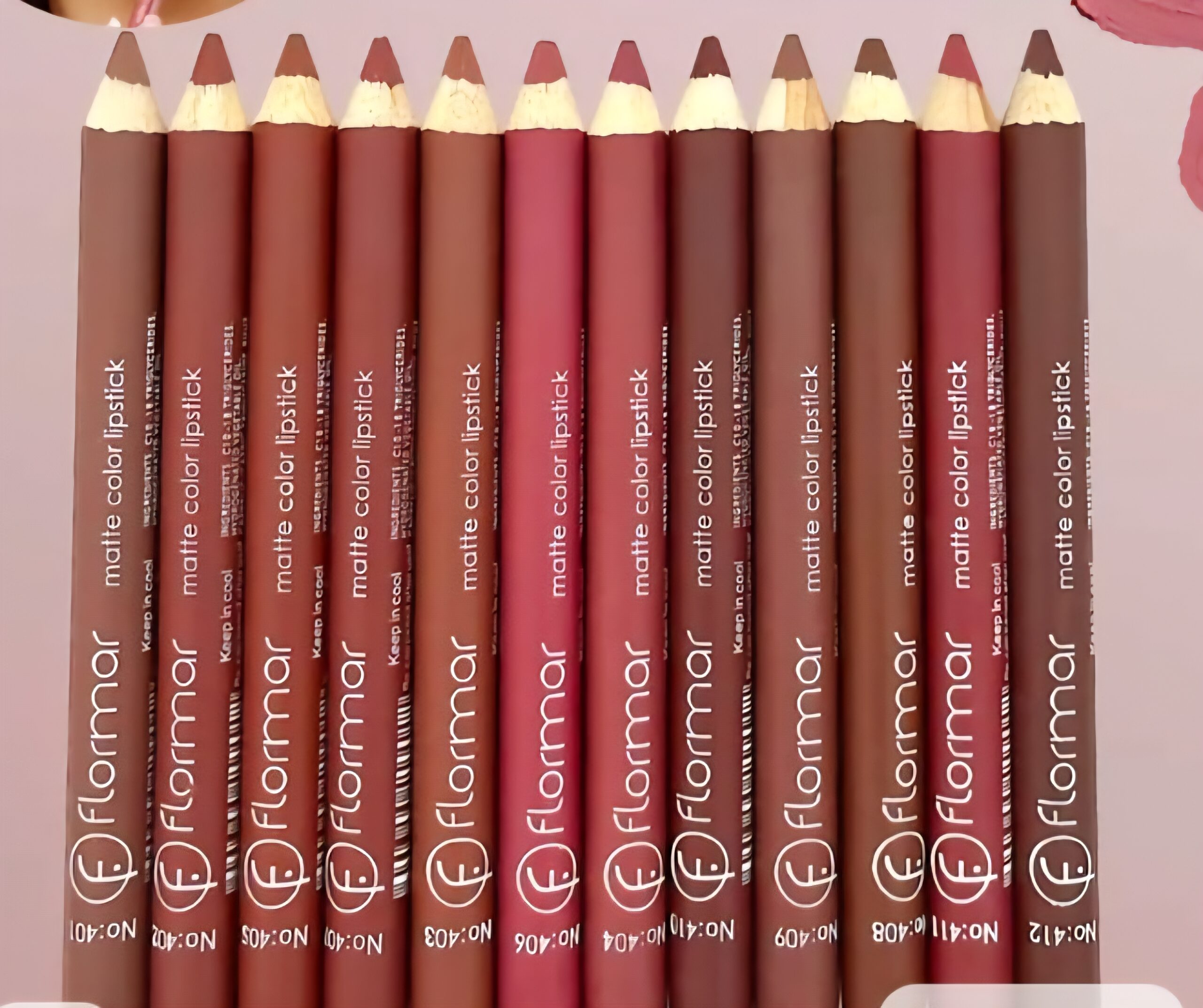Flormar 12 pcs Matte Color Lipstick lip Pencil set