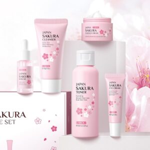 LAIKOU JAPAN SAKURA 5 PIECES SKIN CARE SET
