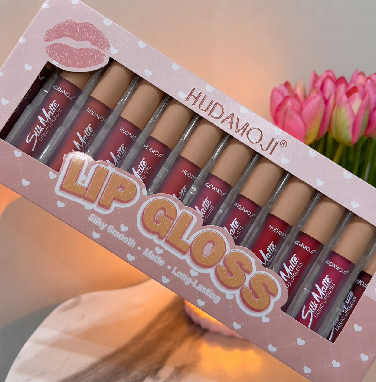 Hudamoji Silk Matte Lipstick Set